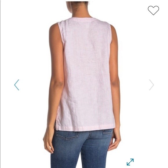 EUC: Linen Tommy Bahama TankTop Sz XS. - Picture 2 of 7